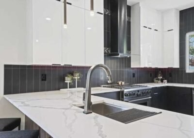 IQ+ Cabinetry kitchen renovation countertops with durable and stylish surface design